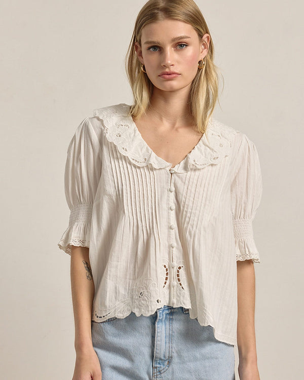 Nouvelle Button Down Top