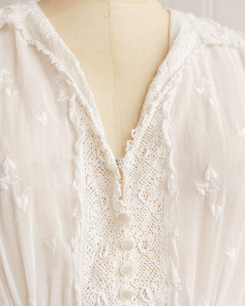 Fontasse Embroidered Voile Dress