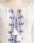 Delilah Embroidered Peasant Top