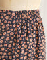 Vintage 90s Dark Navy Floral Mini Skirt / Adored Vintage / Ramona Wrap Mini Skirt