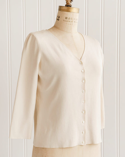 Plaisance Silk Cardigan