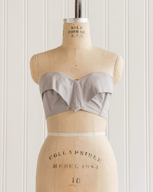 1950s Cotton Bustier