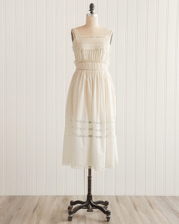 1950s Sheer Lace Midi Dress