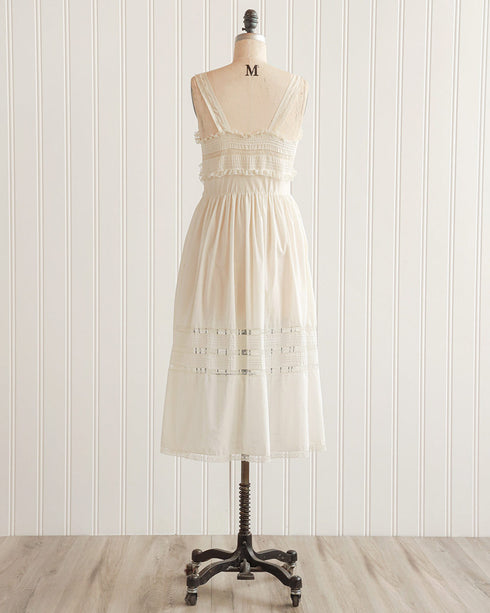 1950s Sheer Lace Midi Dress