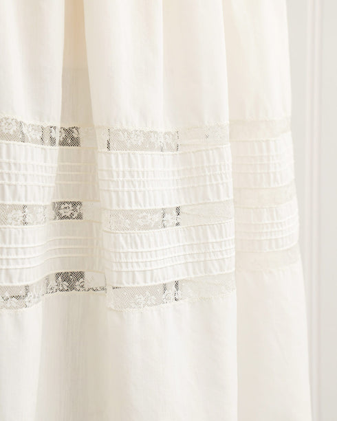 1950s Sheer Lace Midi Dress