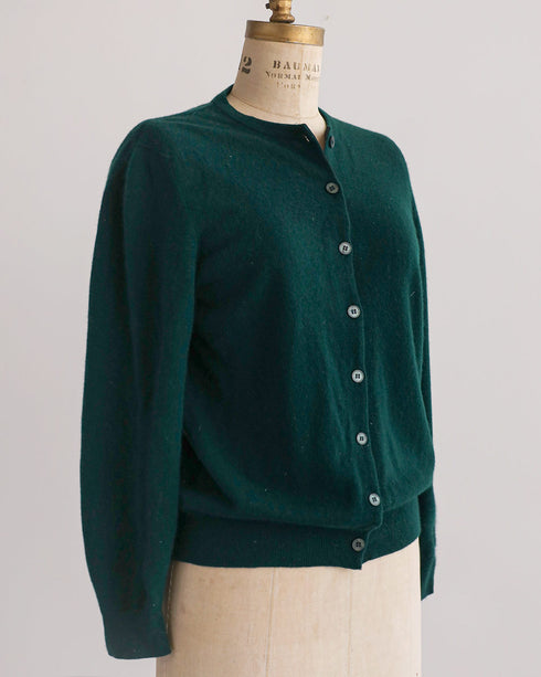 Verdant Cashmere Cardigan