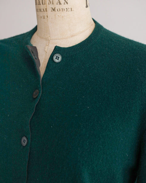 Verdant Cashmere Cardigan