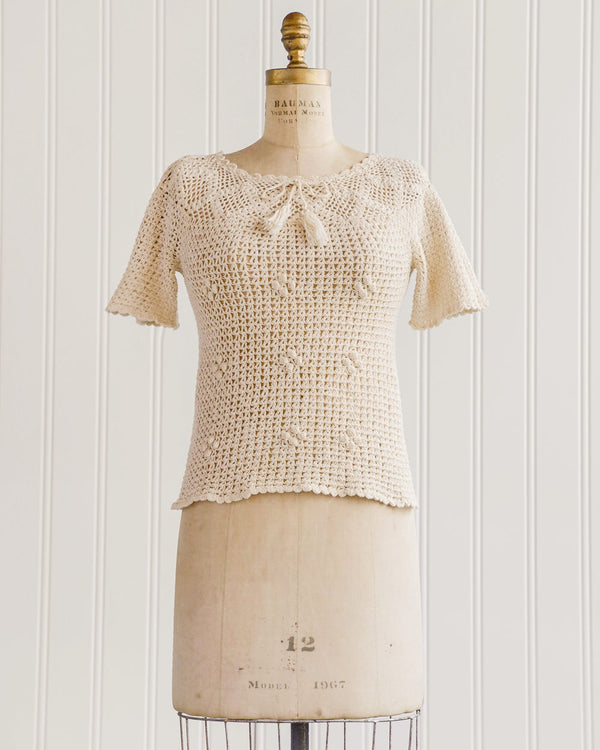 Loreen Crochet Top
