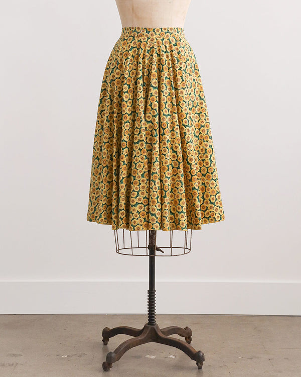 Sunlit Garden Midi Skirt