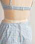1960s Blue Gingham Bikini