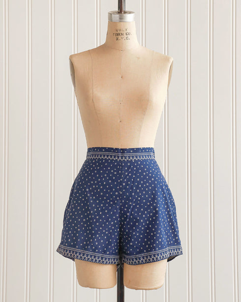 1960s Bandana Print shorts
