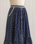 1970s Gunne Sax Navy Skirt