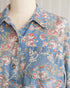 Vintage 90s Denim Floral Shirt