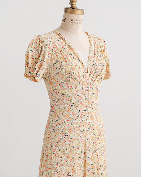 Apricot Bloom Dress