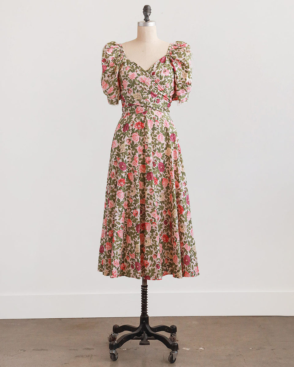 vintage dresses for sale 1900's Edwardian 100% Raw Silk Dress~ Antique Costuming ~ Theater Gown~ Ornate Delicate~ True ~petite Do not bleach There are 5 sizes (S/M/L/XL/XXL) available [Pre-Sale] 1930s Solid Deep V-Neck