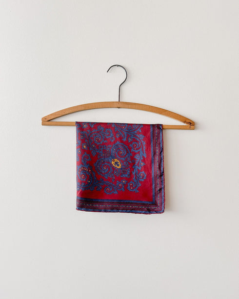 Bordeaux Paisley Bandana