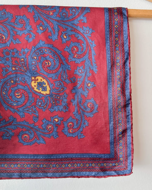 Bordeaux Paisley Bandana