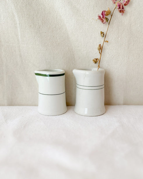 Striped Mini Creamers