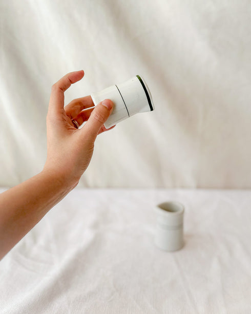 Striped Mini Creamers