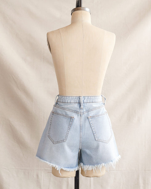 Sandra in the Garden Shorts-Adored Vintage