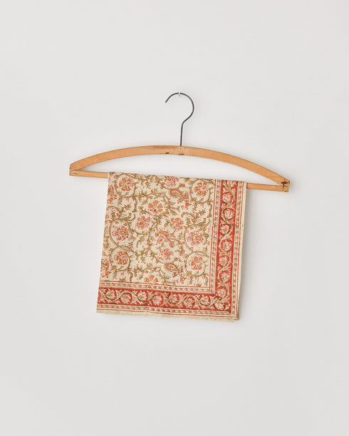 Les Indiennes Bandana - Willa-Cotton Indian Block Print Bandana 1444 - Willa-Adored Vintage