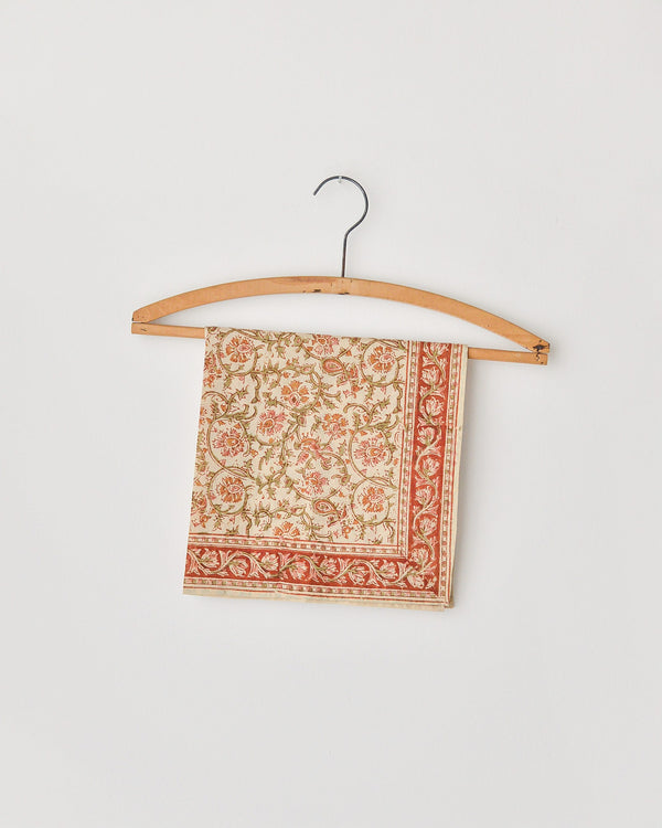 Les Indiennes Bandana - Willa-Cotton Indian Block Print Bandana 1444 - Willa-Adored Vintage