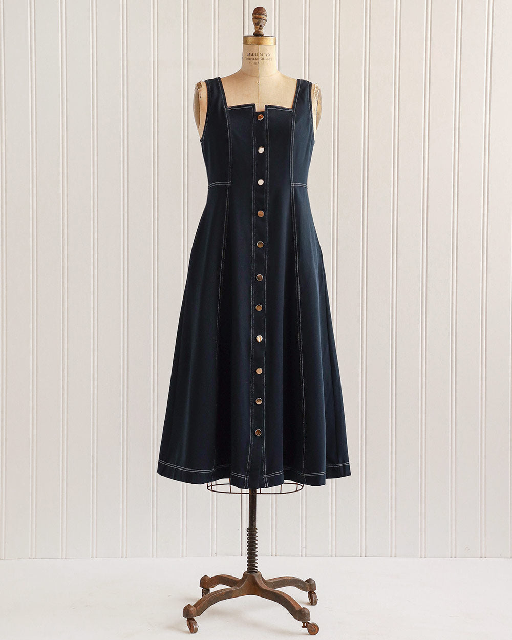 Adored Vintage / Vintag Inspired Clothing Boutique / Gibbons Denim Dress L