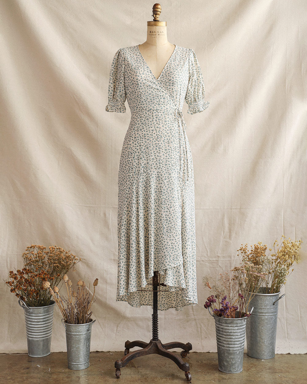 Fannie Floral Wrap Dress