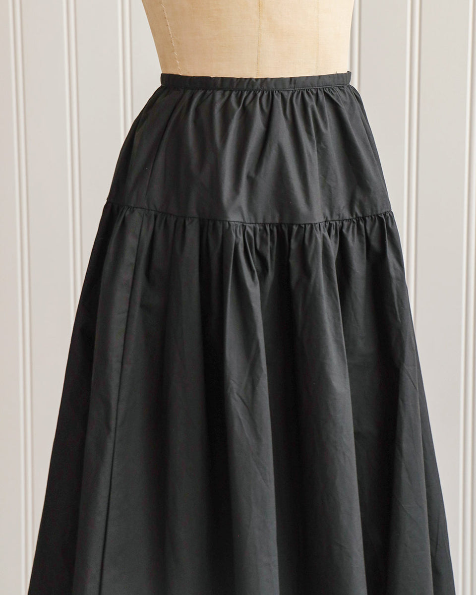 完売！現行品Antiquités noirLinen Gather Skirt LIMITED COLLECTION 】Antiquités noir 800406 L