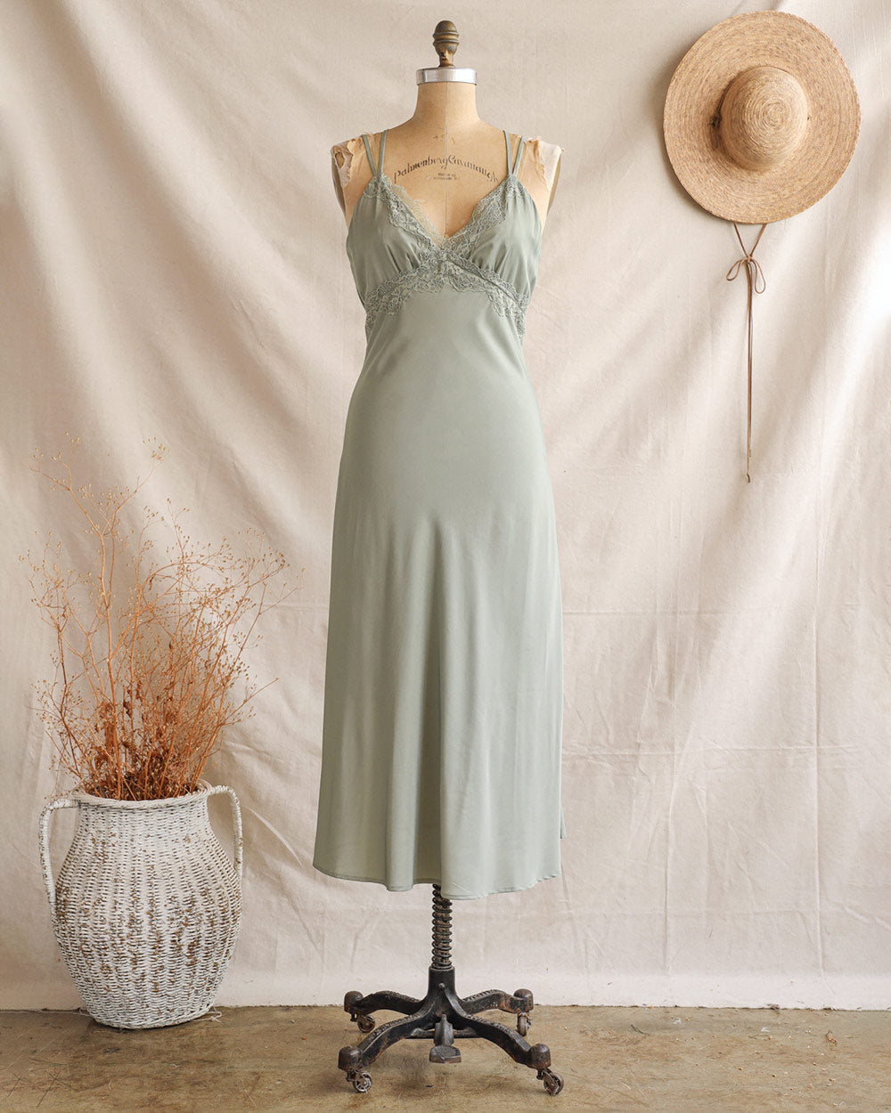 Vintage Slip Dress Elegance