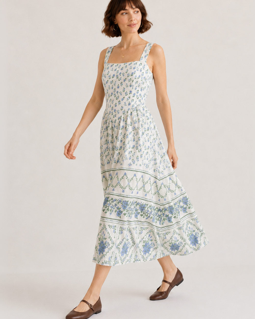 Romantic Feminine Dresses for Women / Bleu Ephemera Dress / Adored Vintage