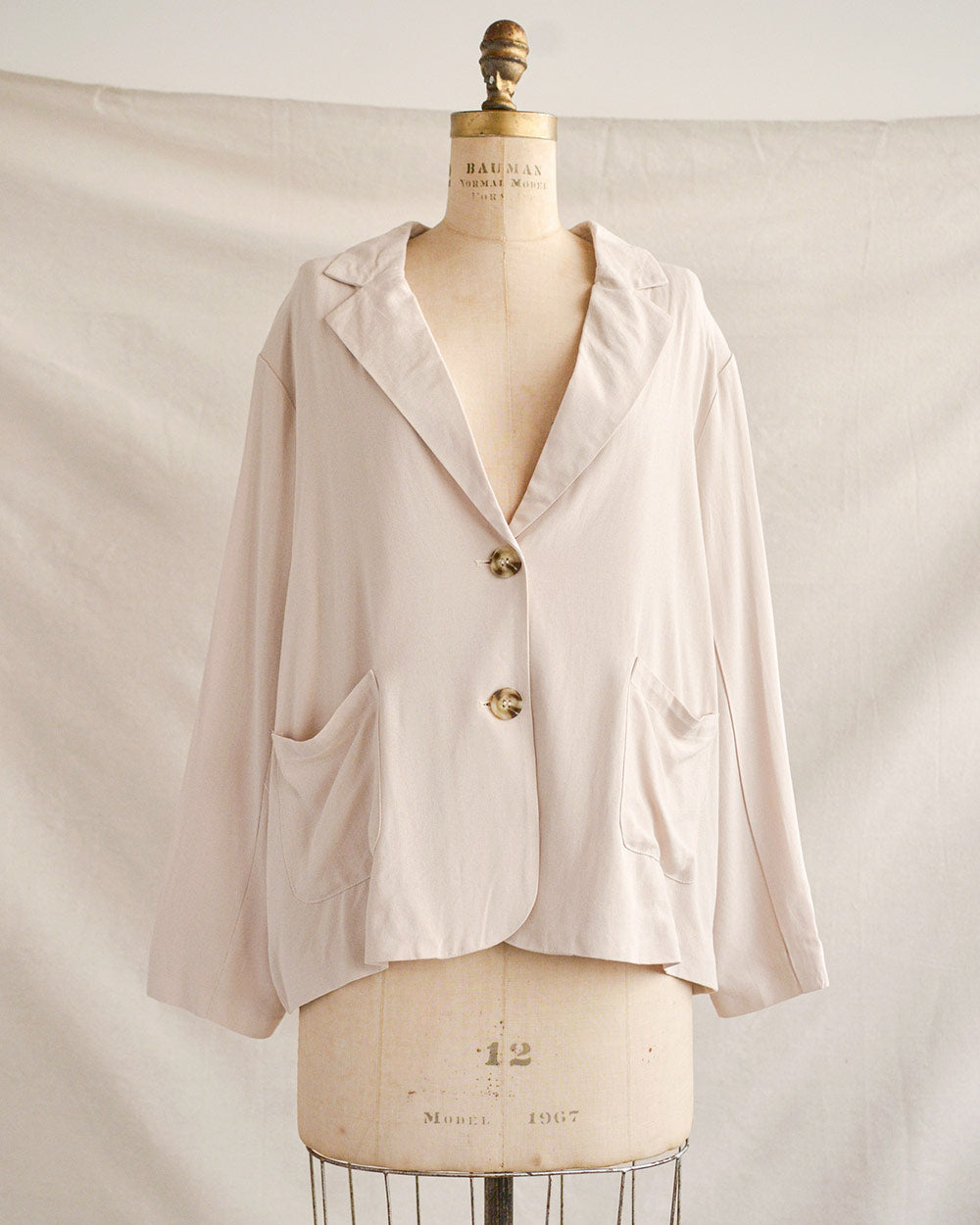 Vintage oversized blazer top