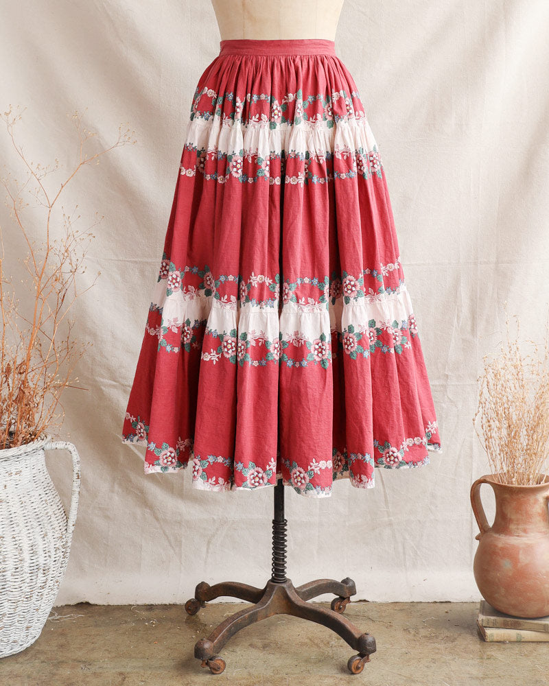 Cotton swing deals skirt