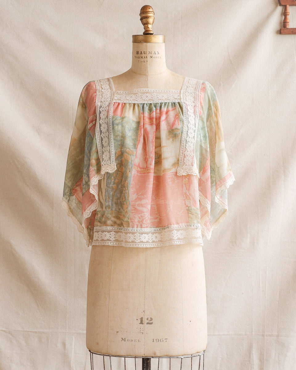 Beautiful Vintage & Antique Clothing / Adored Vintage / Lux Babydoll Top