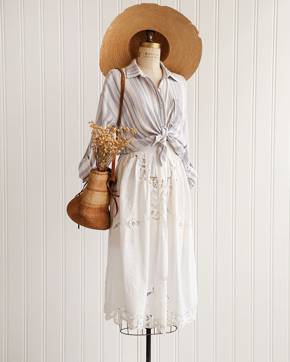 Florita Skirt Jersey Skirts Antique White main image 0
