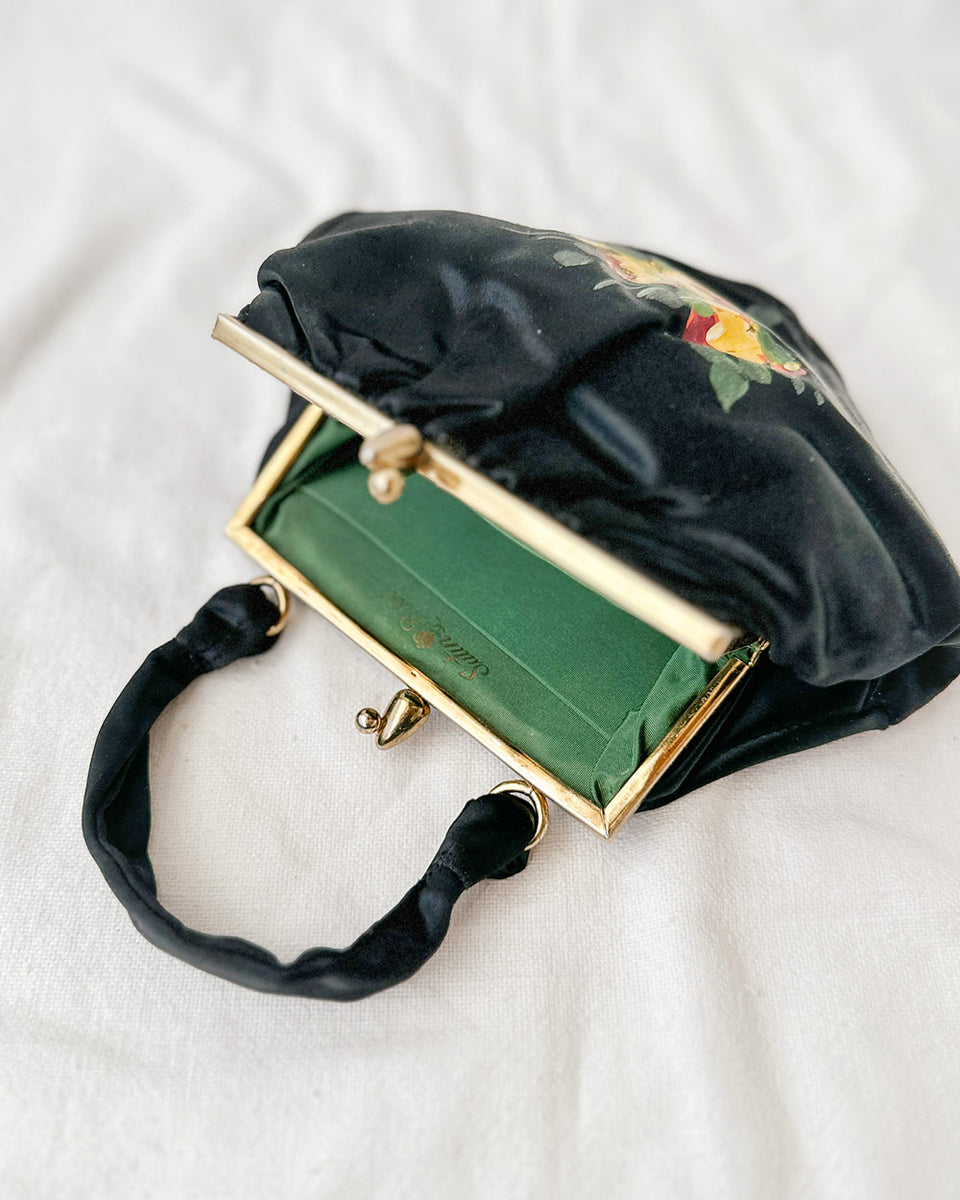 Vintage Rose Bag - Vintage Black