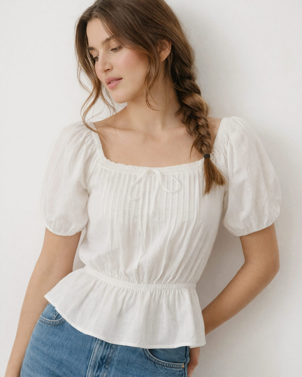 Adored Vintage / Feminine Romantic Clothing / Once Again Top